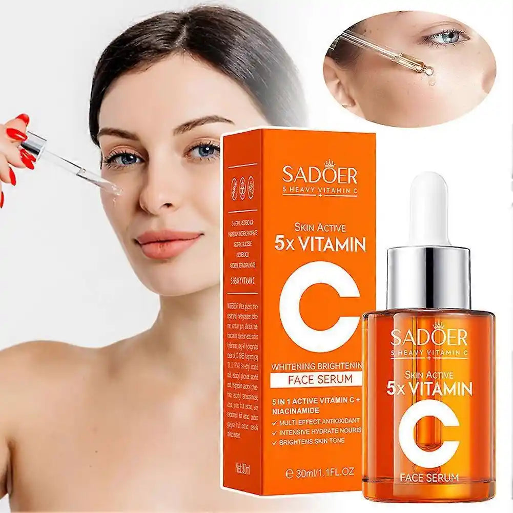 SADOER™ Skin Active 5× Vitamin C Whitening Brightening Face Cleanser
