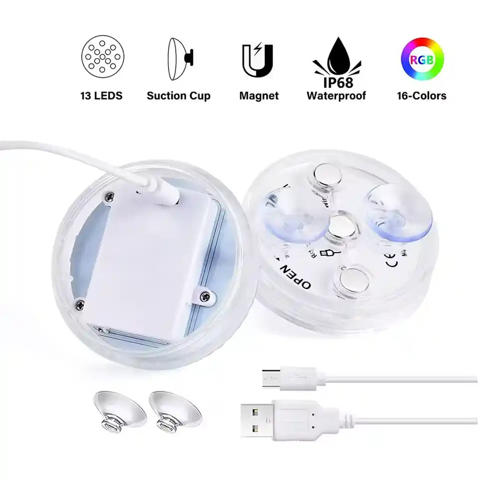 2 HydroLED™ – La lumière qui change l’ambiance de ta piscine, ton bain ou ton jardin