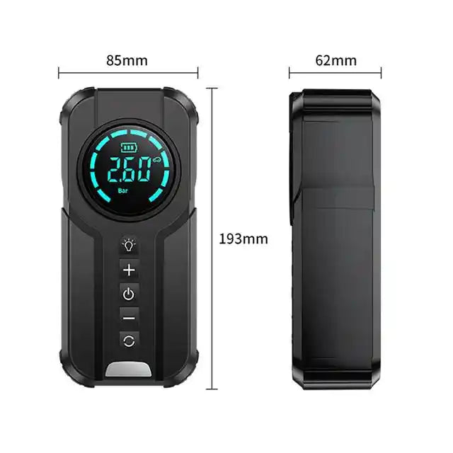 MultiAuto™ — Démarrer. Gonfler. Éclairer. Charger.