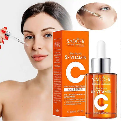SADOER™ Skin Active 5× Vitamin C Whitening Brightening Face Cleanser