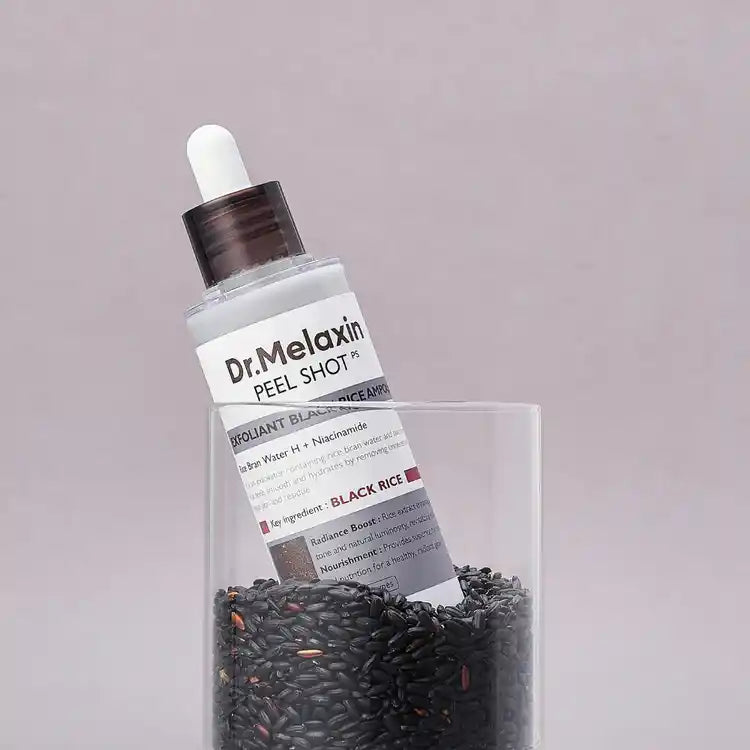 Dr. Melaxin Peel Shot – Ampoule Exfoliante au Riz Noir