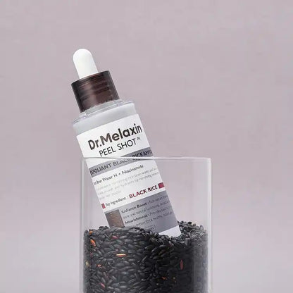 Dr. Melaxin Peel Shot – Ampoule Exfoliante au Riz Noir
