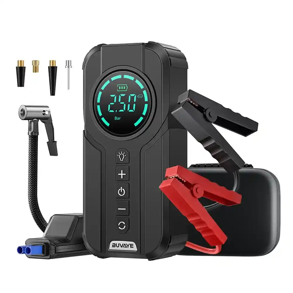 MultiAuto™ — Démarrer. Gonfler. Éclairer. Charger.
