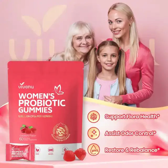 Gummies Probiotiques pour Femmes — Fraîcheur & Confiance