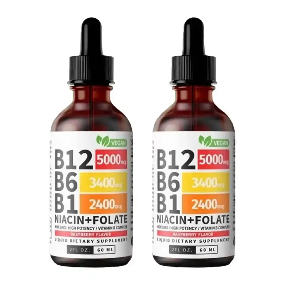 Pack de 2 — Gouttes Sublinguales Vitamines B12 & B6