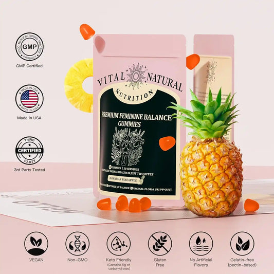 Gummies Équilibre Féminin – Ananas 🇬🇦