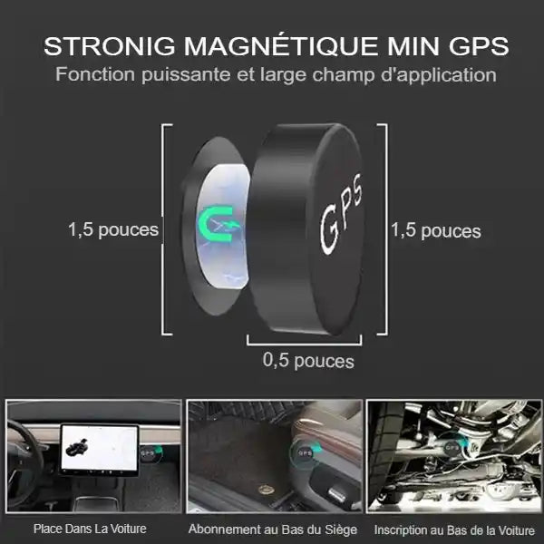 GeoGarde™ Traceur GPS Magnétique Mini