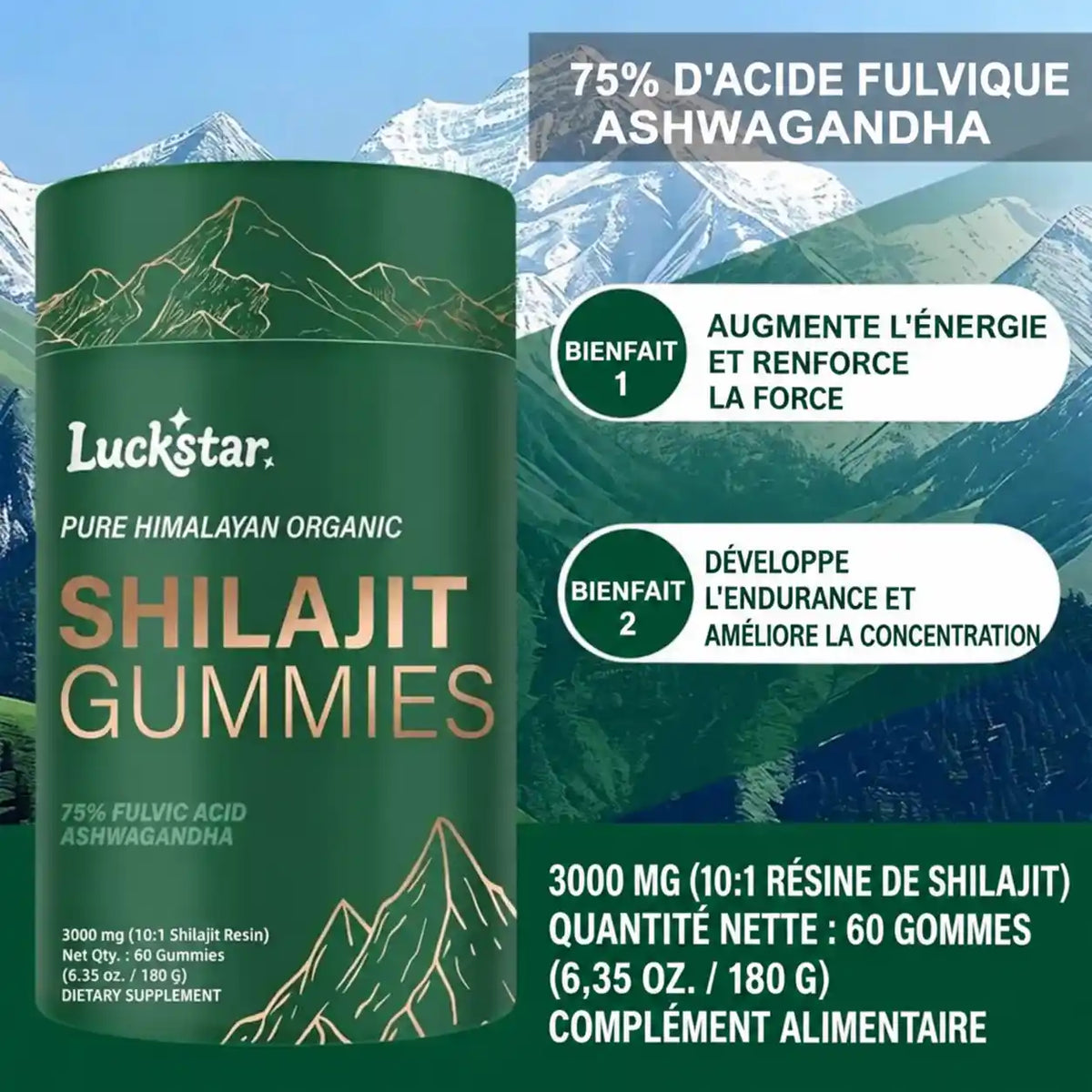 Shilajit Gummies BIYODÉ – Ton énergie naturelle au quotidien 🇨🇬