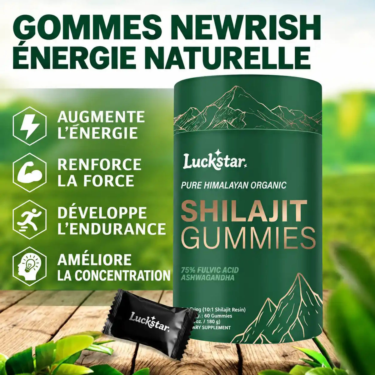 Shilajit Gummies BIYODÉ – Ton énergie naturelle au quotidien 🇨🇬