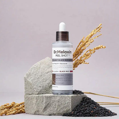 Dr. Melaxin Peel Shot – Ampoule Exfoliante au Riz Noir