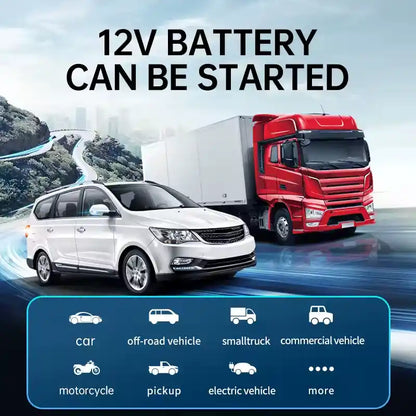 MultiAuto™ — Démarrer. Gonfler. Éclairer. Charger.